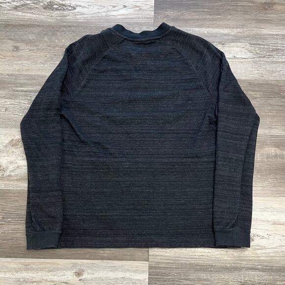 Nike Advance 15 Knit Gray Black Sportswear Mens L Blade Collar Jacket Sweatshirt - Picture 3 of 8